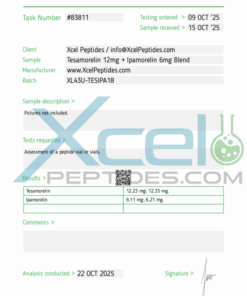 Alternative view of Buy Tesamorelin / Ipamorelin 18mg (Blend)