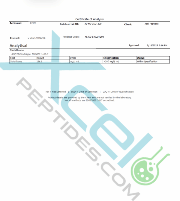 Buy L-Glutathione - Image 3